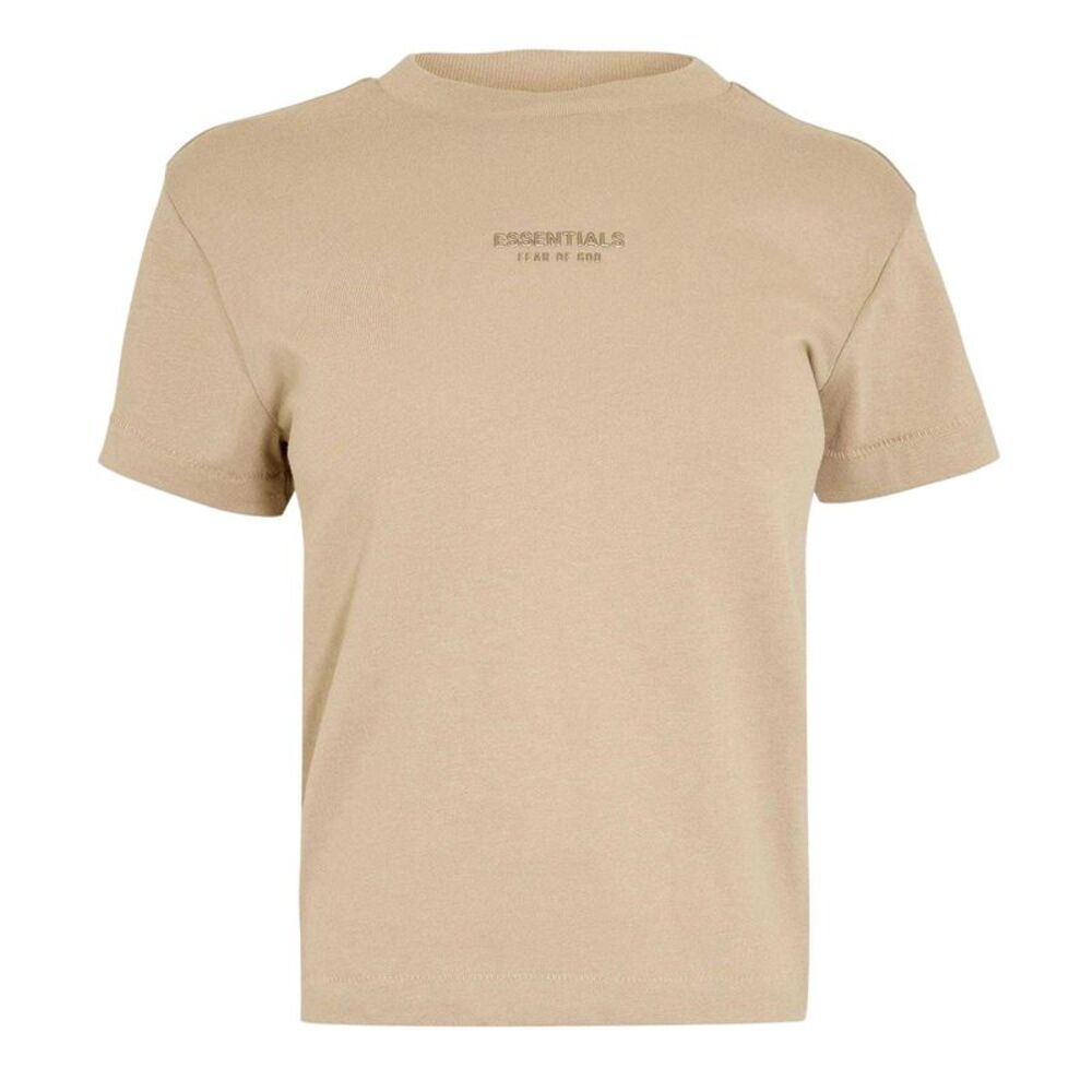 Fear Of God Essentials Womens/Ladies Regular T-Shirt / Timber